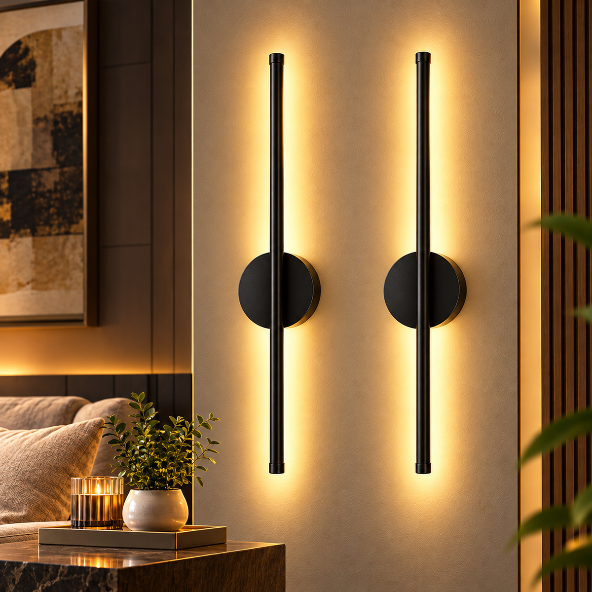 Rechargeable Cordless Wall Sconce with Remote Control