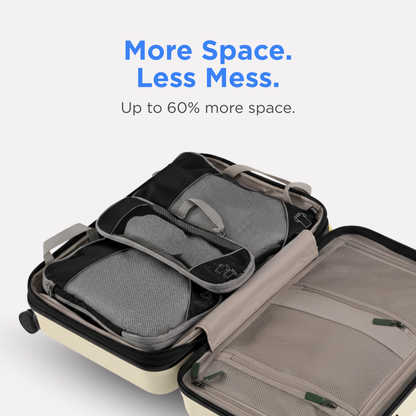 Compression Packing Cubes – Space-Saving Travel Organizers for Luggage