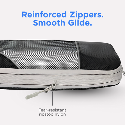 Compression Packing Cubes – Space-Saving Travel Organizers for Luggage