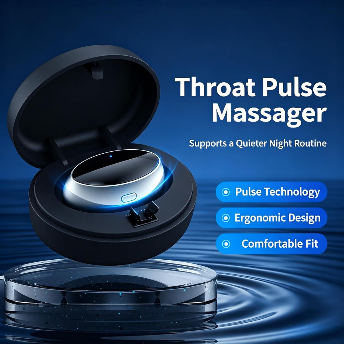 Smart Anti-Snoring Device – Non-Invasive Design for Better Sleep