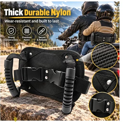 Motorcycle Passenger Safety Grip Belt
