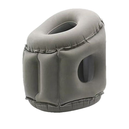 Portable Travel Neck Pillow — Inflatable Cushion for Flights & Road Trips