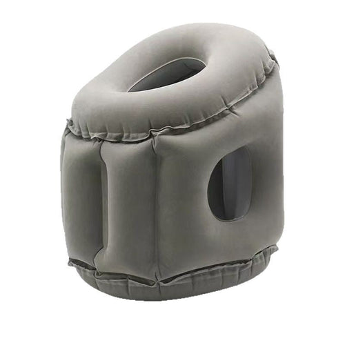 Portable Travel Neck Pillow — Inflatable Cushion for Flights & Road Trips