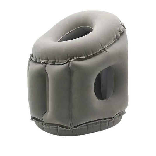 Portable Travel Neck Pillow — Inflatable Cushion for Flights & Road Trips
