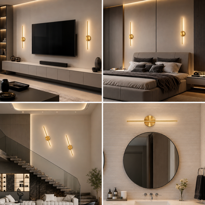 Rechargeable Cordless Wall Sconce with Remote Control
