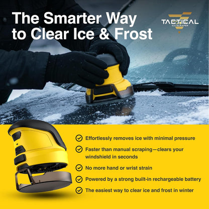 Cordless Electric Ice Scraper – Fast & Easy Windshield Ice Removal