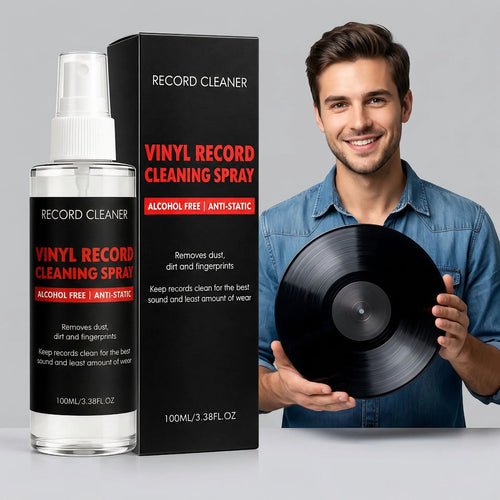 ✨Vinyl Record Cleaning Spray💽 Alcohol-Free Anti-Static Spray for Home DIY Record Care