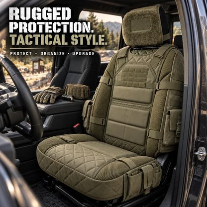 Tactical Truck Seat Cover – Rugged Protection & Smart Storage