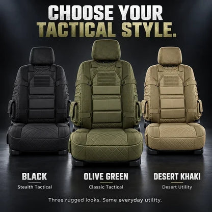 Tactical Truck Seat Cover – Rugged Protection & Smart Storage
