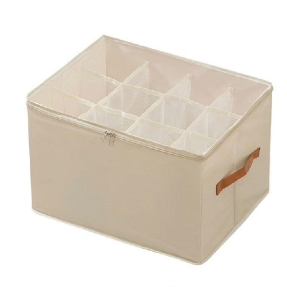 Foldable Clear Lid Shoe Organizer