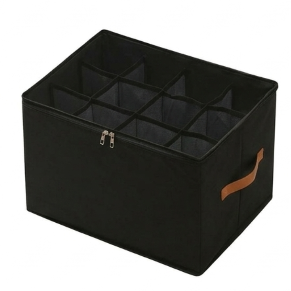 Foldable Clear Lid Shoe Organizer