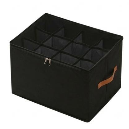 Foldable Clear Lid Shoe Organizer