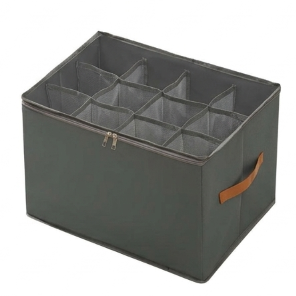 Foldable Clear Lid Shoe Organizer