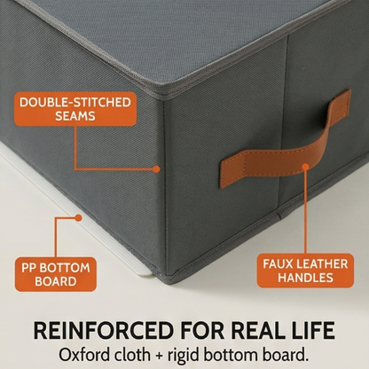 Foldable Clear Lid Shoe Organizer