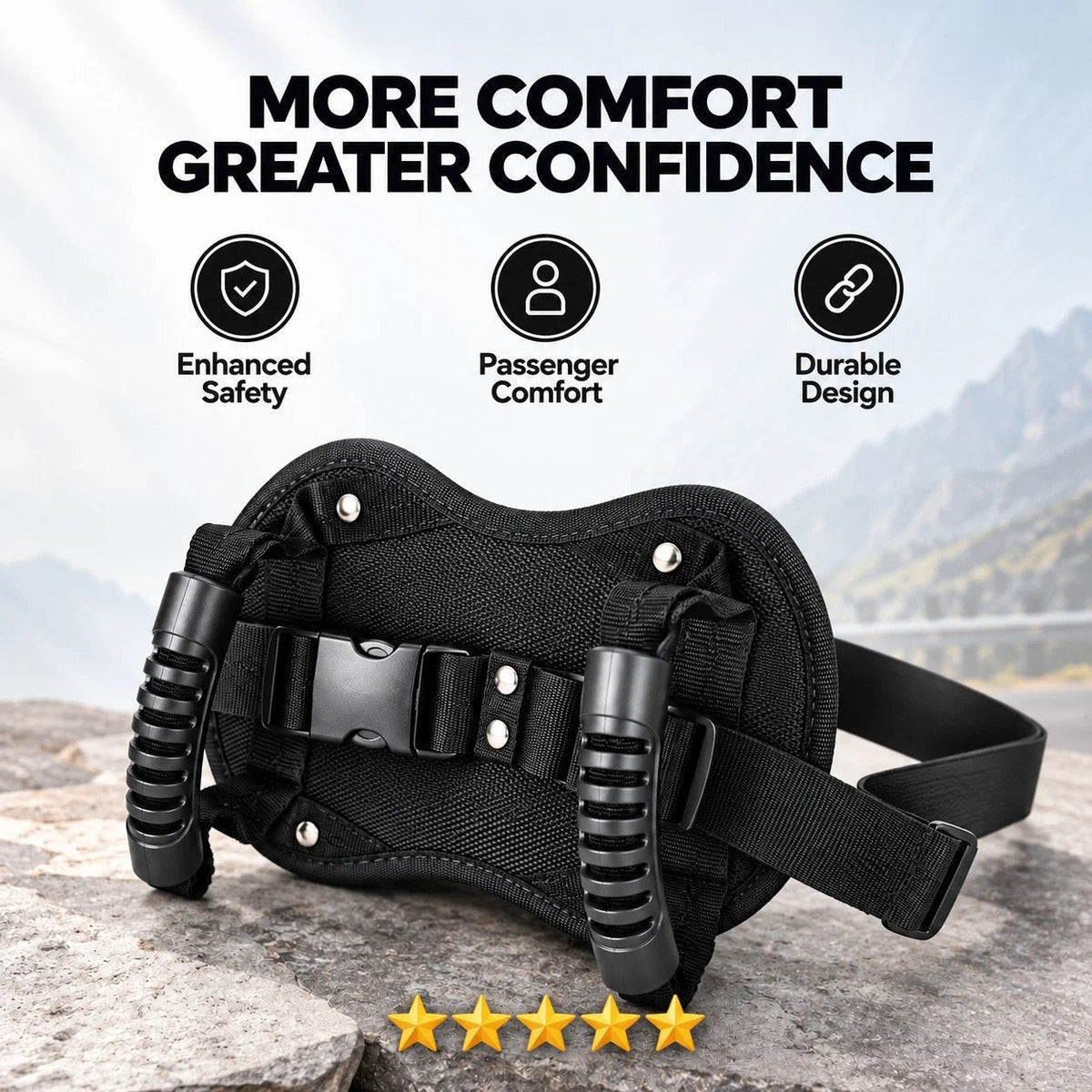 Motorcycle Passenger Safety Grip Belt