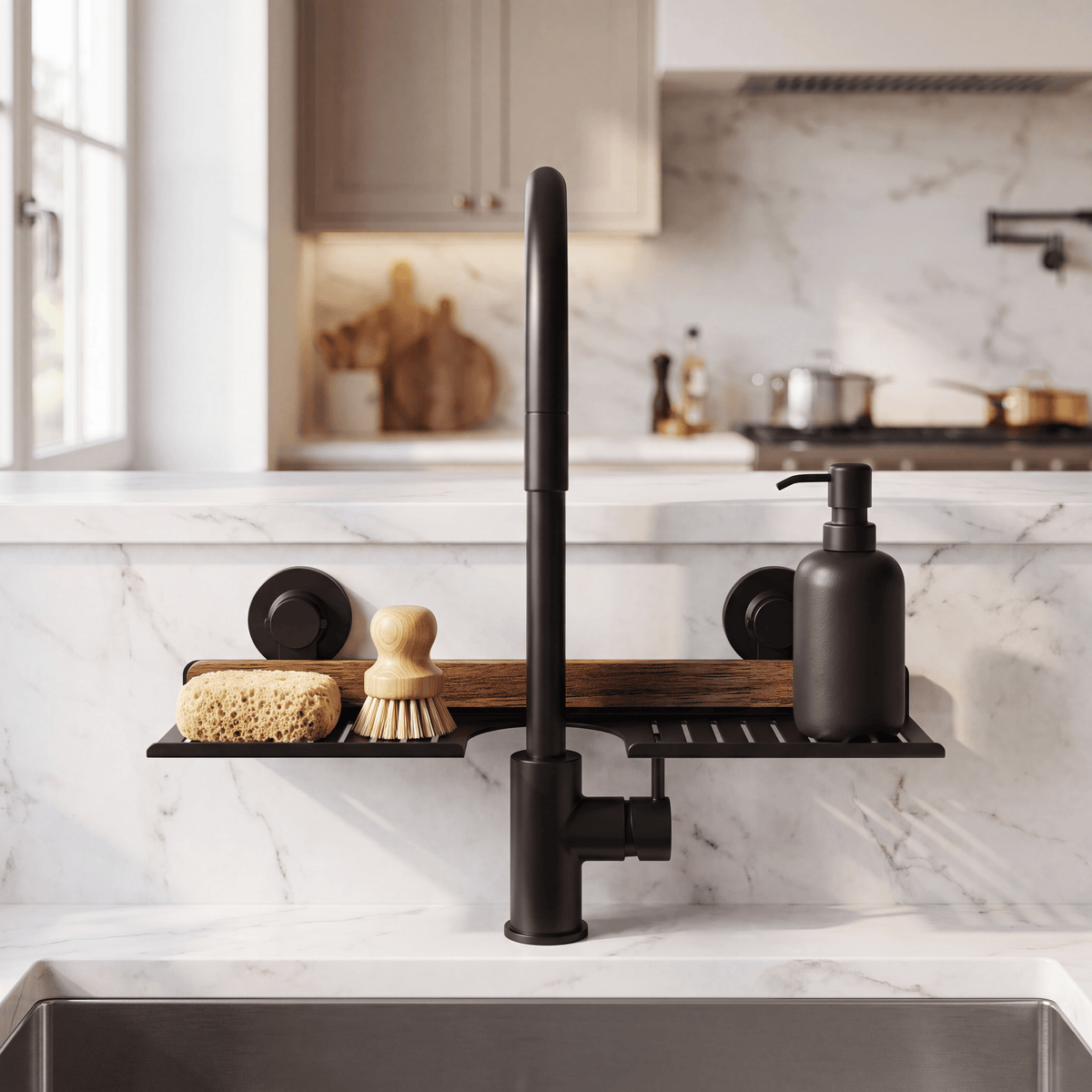 Modern Wall-Mounted Sink Organizer