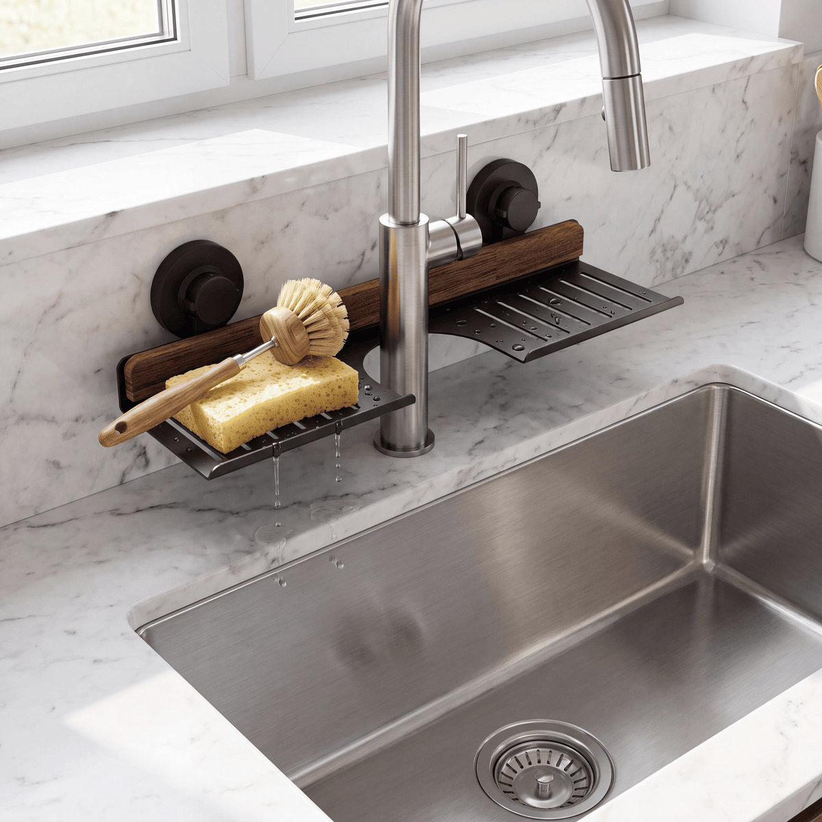 Modern Wall-Mounted Sink Organizer