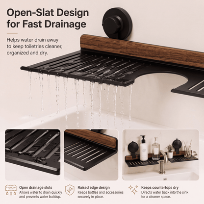 Modern Wall-Mounted Sink Organizer