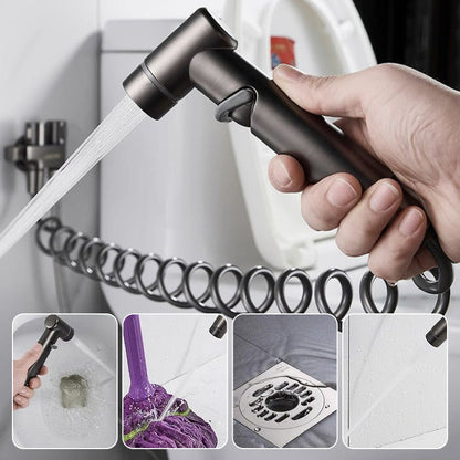 High-Pressure Handheld Bidet Sprayer Kit – Toilet & Bathroom Cleaning Spray Set